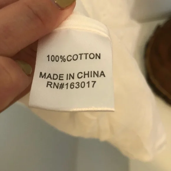 Floral white baby doll dress from Princess Polly (size 10) - Picture 4 of 5